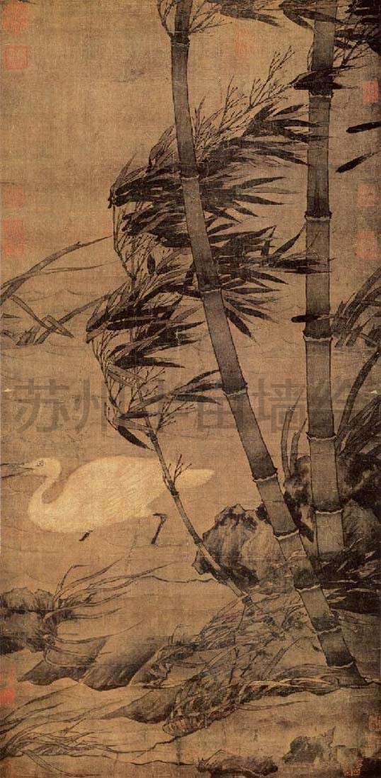 苏州半亩艺术---北宋崔白的工笔画